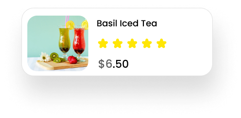 Best basil iced tea in Regina, SK